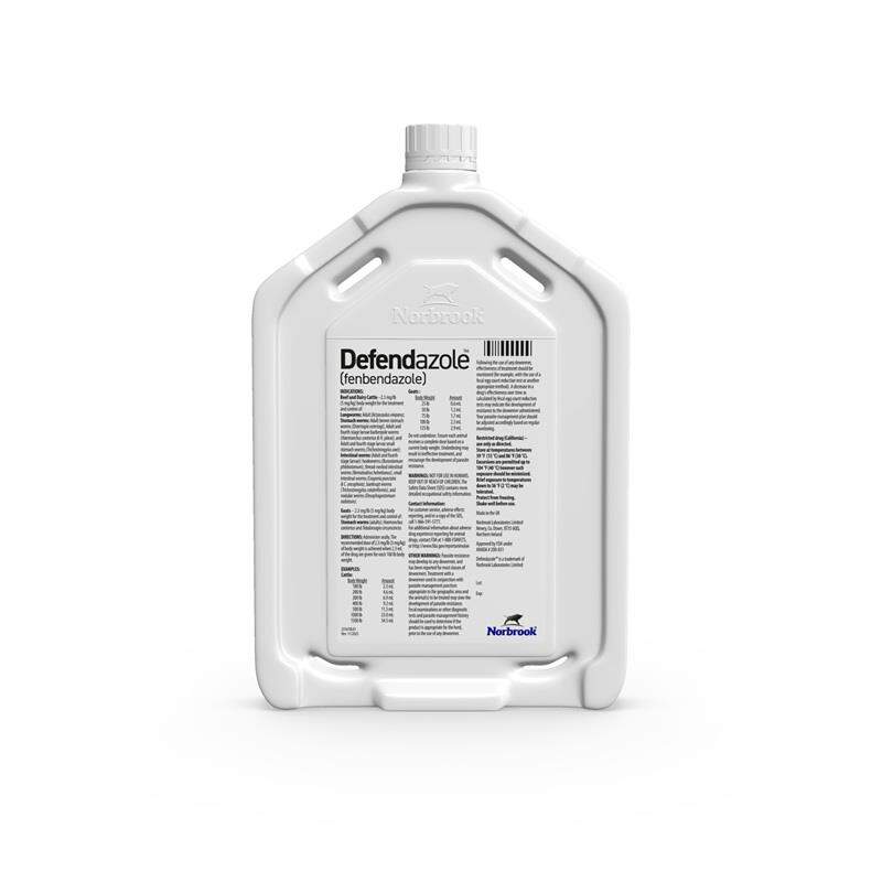 Defendazole (fenbendazole) Suspension 10% Dewormer for Beef & Dairy Cattle and Goats