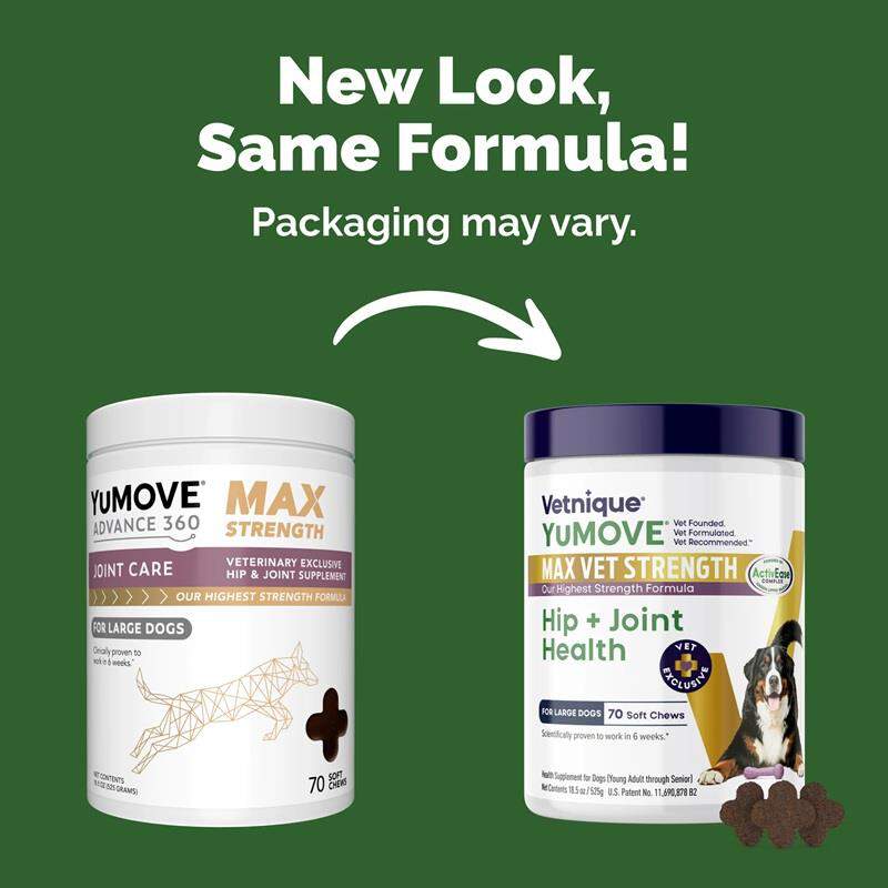 YuMove Advance 360 Max Hip & Joint Supplement for Dogs, 70 Soft Chews