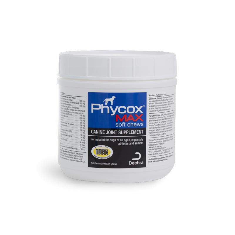 Dechra Pharmaceuticals Phycox Max for Dogs with Joint Issues, 90 Soft Chews