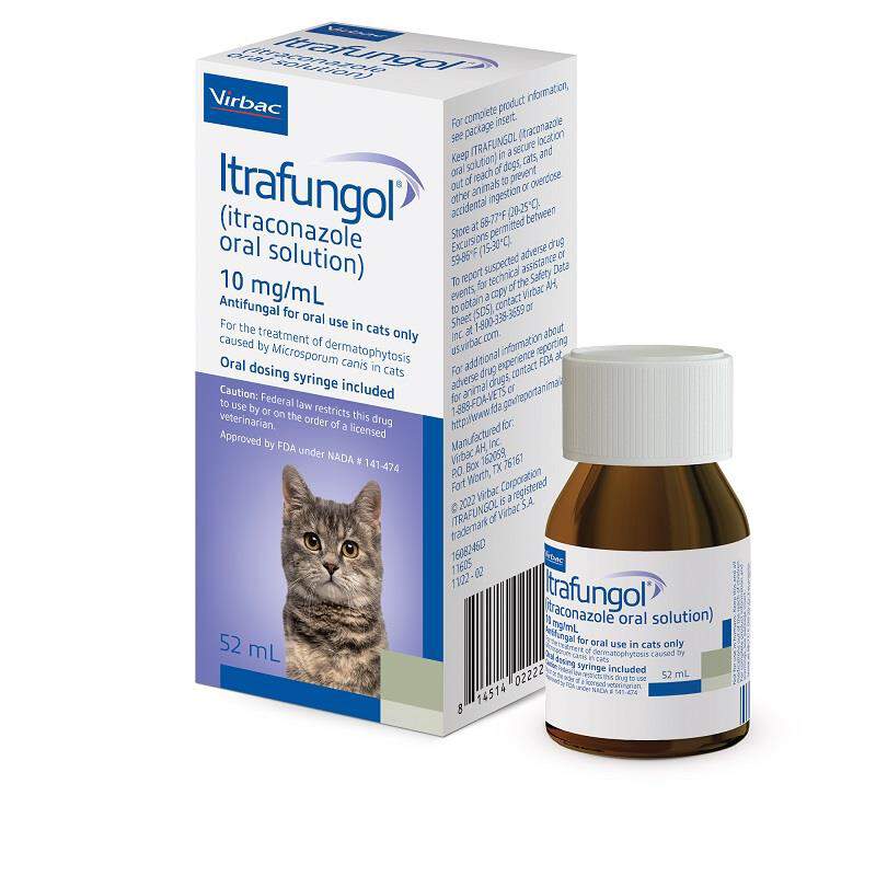 Itrafungol (Itraconazole) Oral Solution for Cats 10 mg/ml, 52 ml