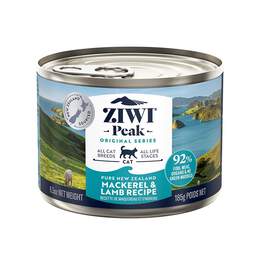 ZIWI Peak Mackerel and Lamb Recipe Canned Cat Food, 12 x 6.5 oz cans