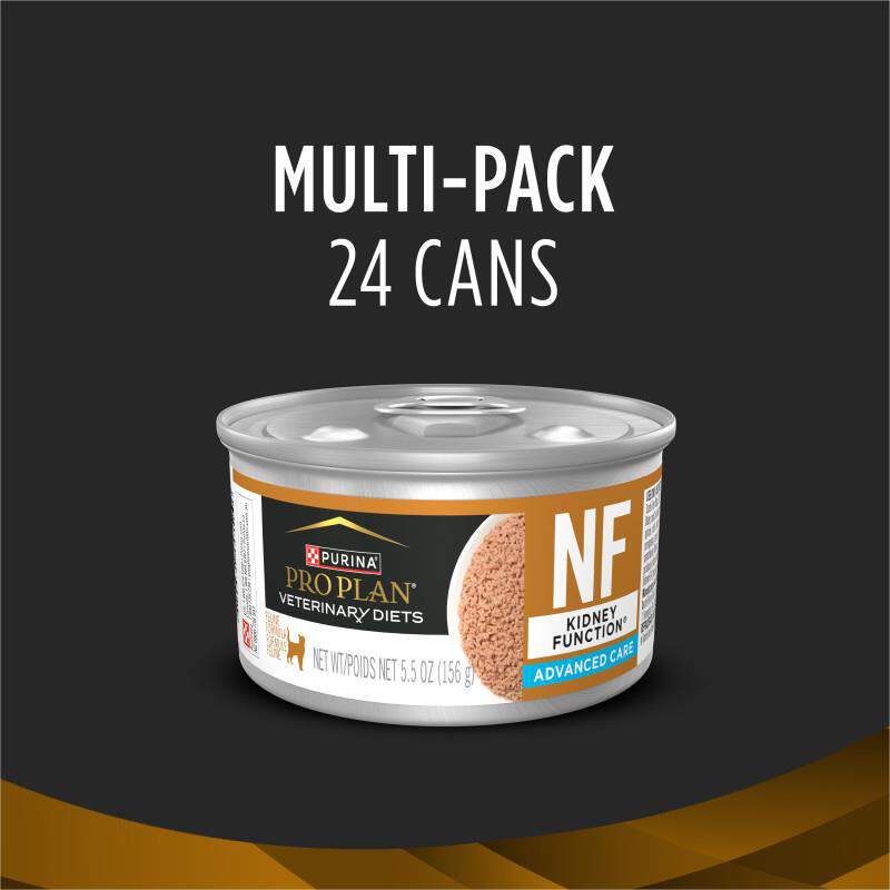Purina Pro Plan Veterinary Diets NF Kidney Function Advanced Care Adult Cat Food, (24 X 5.5 oz) Cans