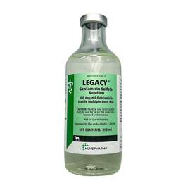LEGACY Gentamicin Sulfate Solution for Horses 100 mg/mL, 250 ml