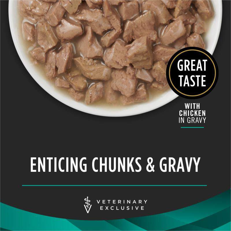 Purina Pro Plan Veterinary Diets EN Gastroenteric Savory Selects with Chicken in Sauce Wet Cat Food, 24 x 5.5 oz cans