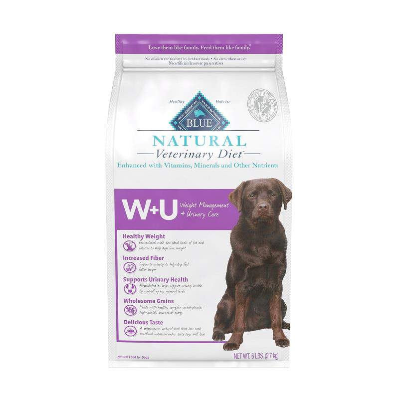 Blue Buffalo Natural Veterinary Diet W+U Weight Management + Urinary Care Dry Dog Food