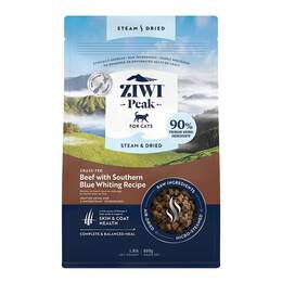 ZIWI Peak Steam & Dried Beef with Southern Blue Whiting Recipe Cat Food