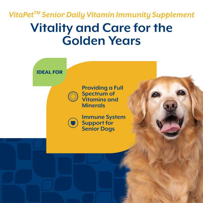 NaturVet VitaPet Senior Daily Vitamins Plus Glucosamine Soft Chews for Dogs