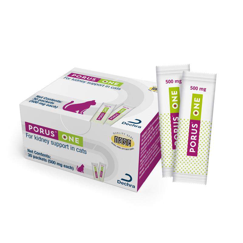 Porus One Kidney Support for Cats, 30 packets (500 mg each)