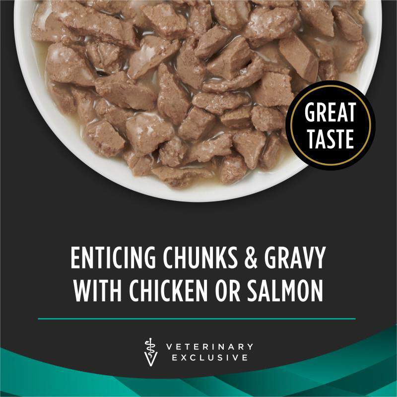 Purina Pro Plan Veterinary Diets EN Gastroenteric Savory Selects with Salmon and Chicken Variety Pack Wet Cat Food, 24 x 5.5 oz cans