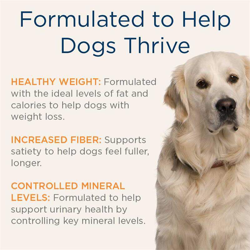 Blue Buffalo Natural Veterinary Diet W+U Weight Management + Urinary Care Dry Dog Food
