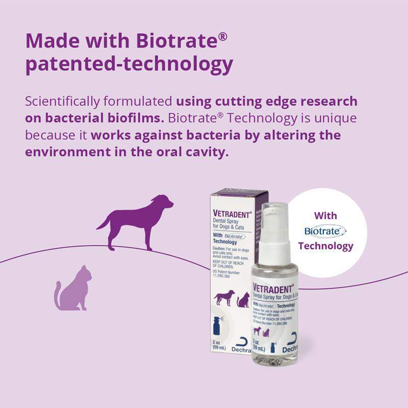 Vetradent Dental Spray for Dogs & Cats, 2 oz