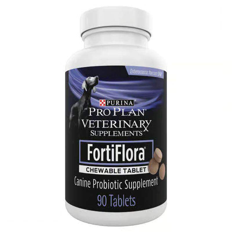 Purina Pro Plan Veterinary Supplements FortiFlora Chewable Tablets for Dogs
