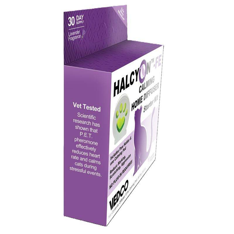 HALCYON-FE Calming Home Diffuser Starter Kit for Cats, 1 Pack