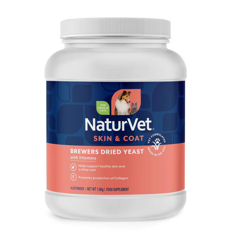 NaturVet Brewers Dried Yeast Formula Supplement Powder, 4 lbs