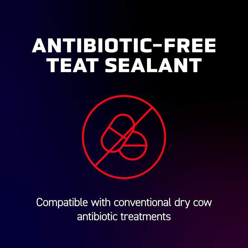 Lockout Teat Sealant for Dairy Cattle, 4 gm syringe x 144 ct pail