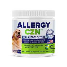 Allergy CZN Supplement for Dogs, 120 Soft Chews