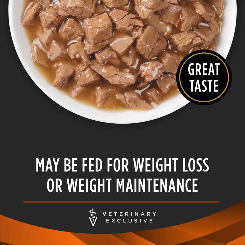 Purina Pro Plan Veterinary Diets OM Overweight Management Savory Selects Wet Cat Food Variety Pack, 24 x 5.5 oz cans