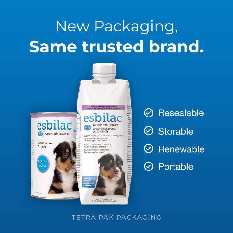 PetAg Esbilac Puppy Milk Replacer Liquid, 16 oz