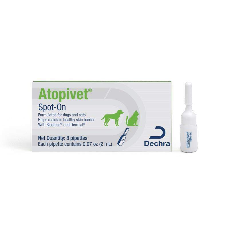 Atopivet Spot-On for Dogs and Cats, 8 pipettes