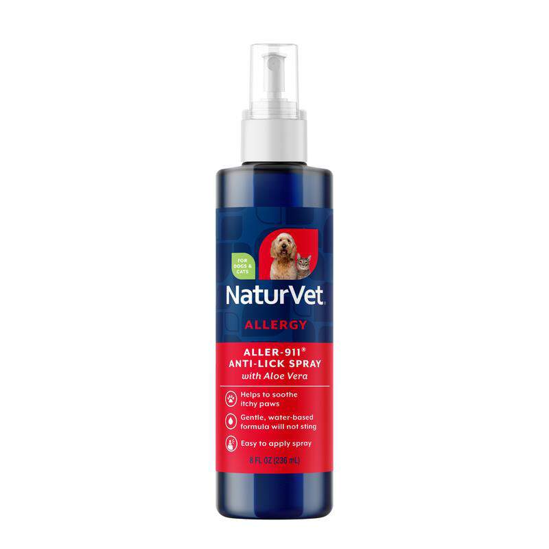 NaturVet Aller-911 Anti-Lick Paw, 8 oz Spray