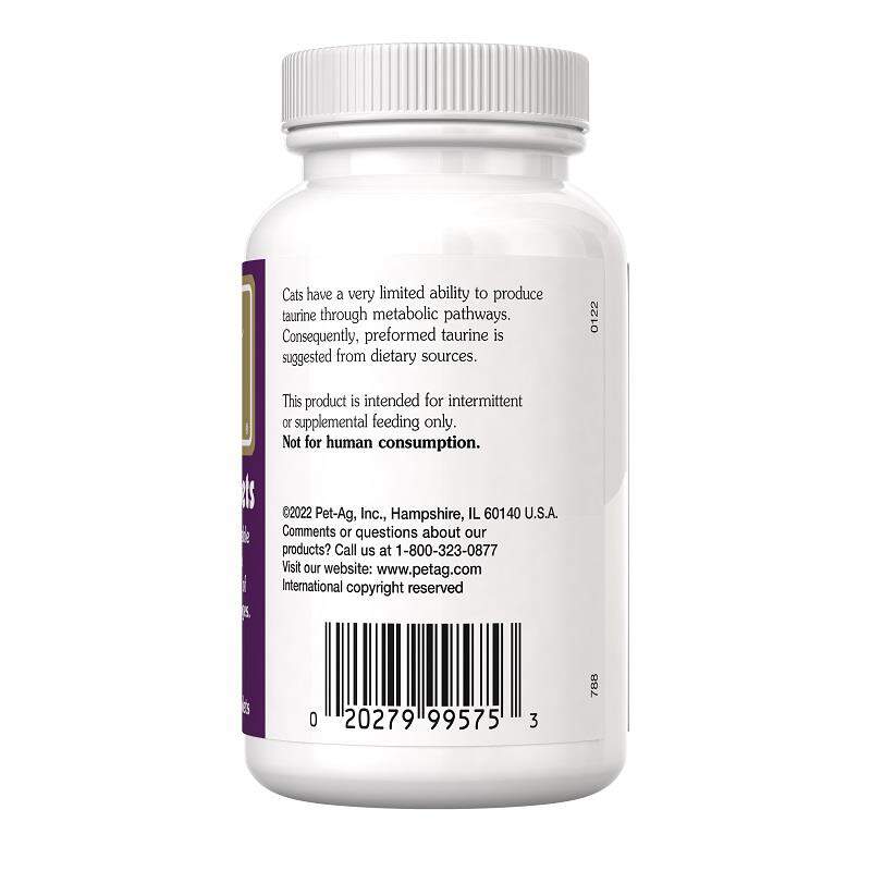 PetAg Taurine Chewable Tablets 100 Ct.