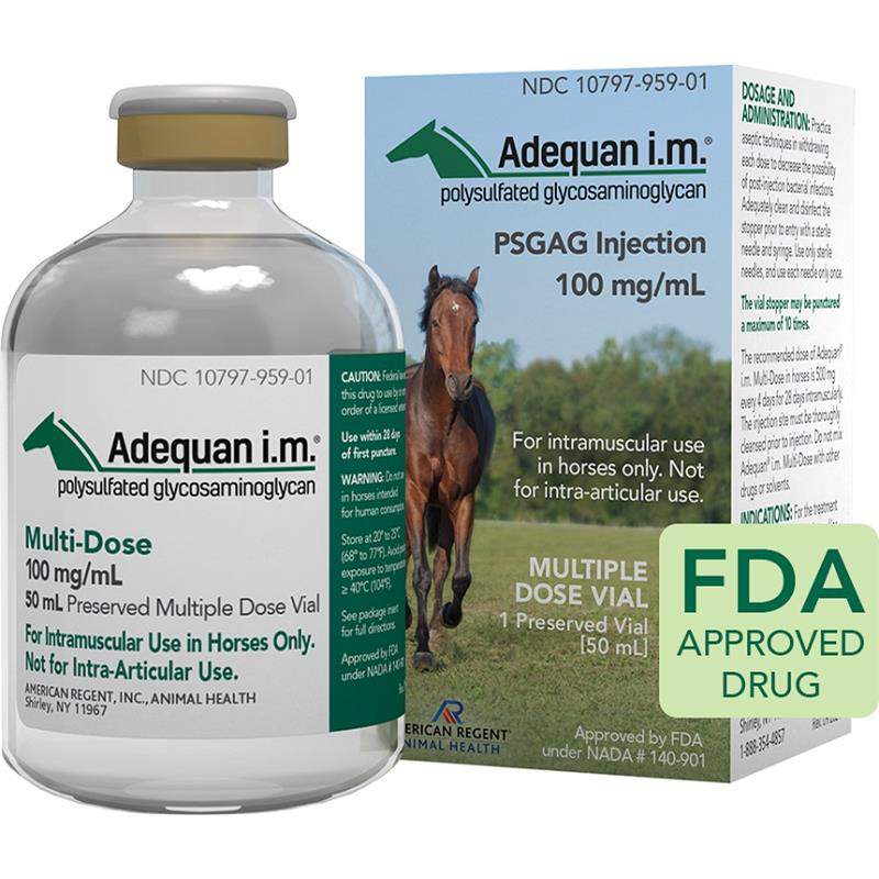 Adequan Equine I.M., 100mg/ml 50ml Vial