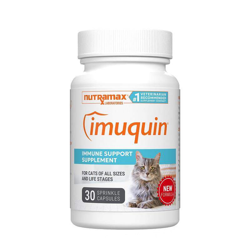 Imuquin Immune Support Supplement for Cats, 30 Sprinkle Capsules