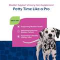 NaturVet Bladder Support Plus Cranberry Soft Chews for Dogs, 60 ct