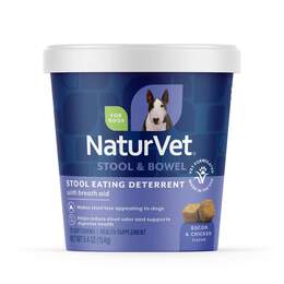 NaturVet Stool Eating Deterrent Stool & Bowel with Breath Aid for Dogs, 70 Count