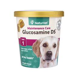 NaturVet Glucosamine DS Maintenance Joint Care Level 1, 70 Soft Chews