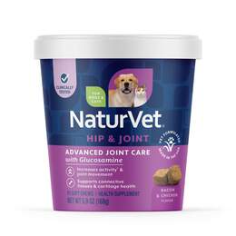 NaturVet Advanced Joint Care Hip & Joint Supplement for Dogs and Cats, 70 Soft Chews