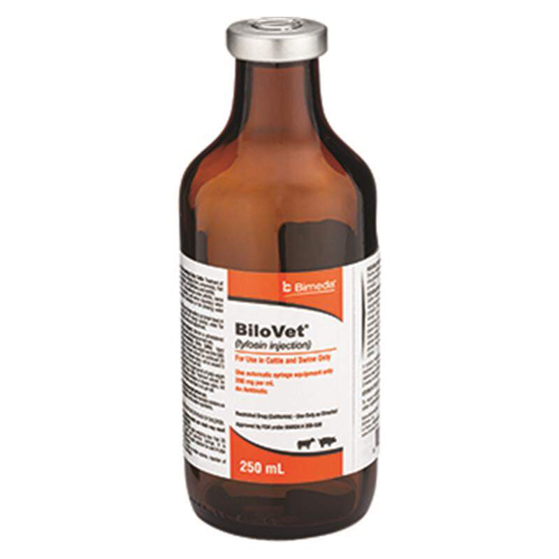 BiloVet (Tylosin Injection) 200 mg/ml for Cattle and Swine