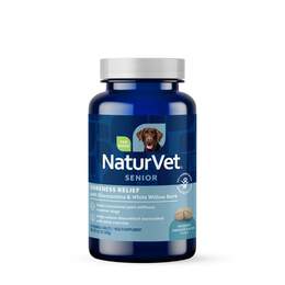 NaturVet Soreness Relief Senior Supplement for Dogs, 60 Count