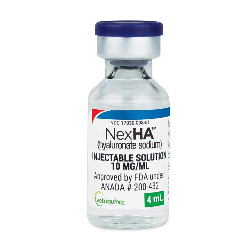 NexHA Hyaluronate Sodium for Horses, 10 mg/ml 4 ml Vial