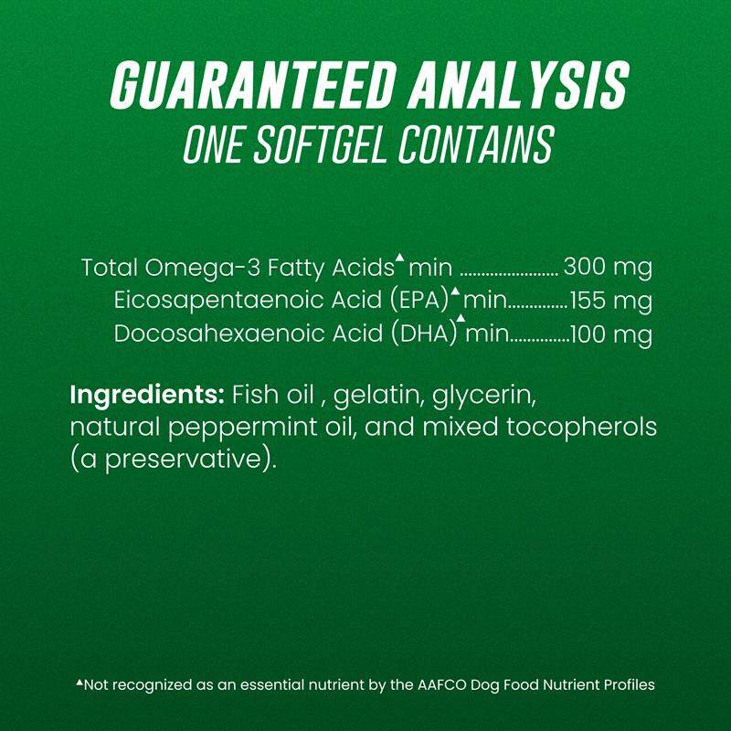 Nutramax Laboratories, Inc. Welactin Canine Softgel Capsules for Dogs, 120 Count