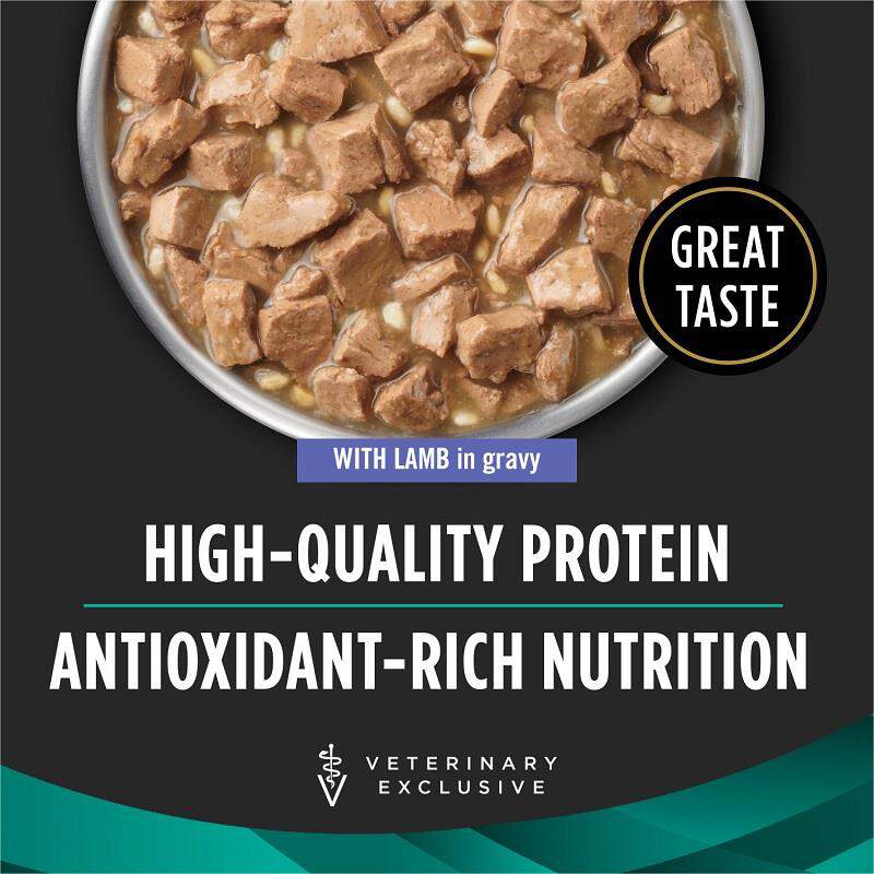 Purina Pro Plan Veterinary Diets EN Gastroenteric Savory Selects with Lamb in Gravy Wet Dog Food, 12 x 13.2 oz cans