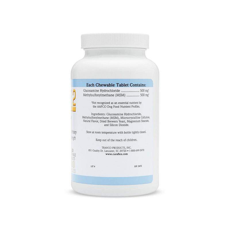 Curaflex 2 Bonelets Joint Health Supplement for Dogs, 120 Chewable Tablets