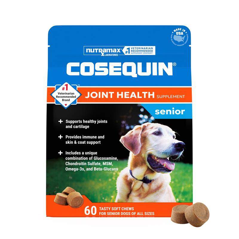 Cosequin Senior Maximum Strength Joint Health Supplement for Dogs, 60 Soft Chews