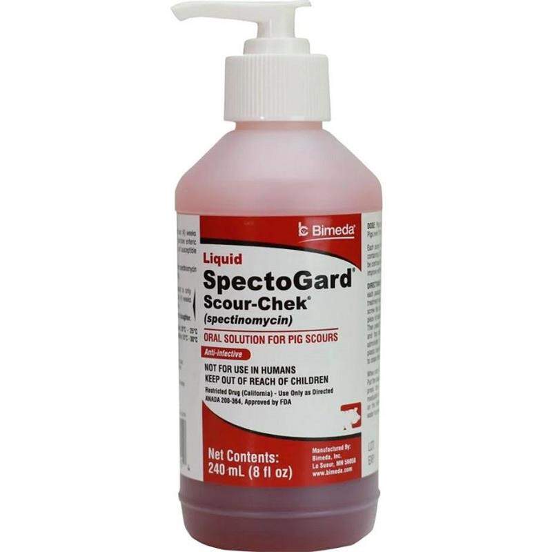 SpectoGard Scour-Chek (spectinomycin) Oral Solution for Pig Scours