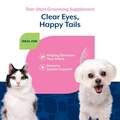 NaturVet Tear Stain Supplement Plus Lutein Soft Chews for Dogs and Cats