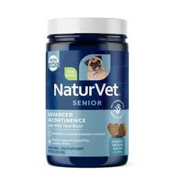 NaturVet Senior Advanced Incontinence Soft Chews Supplement for Dogs