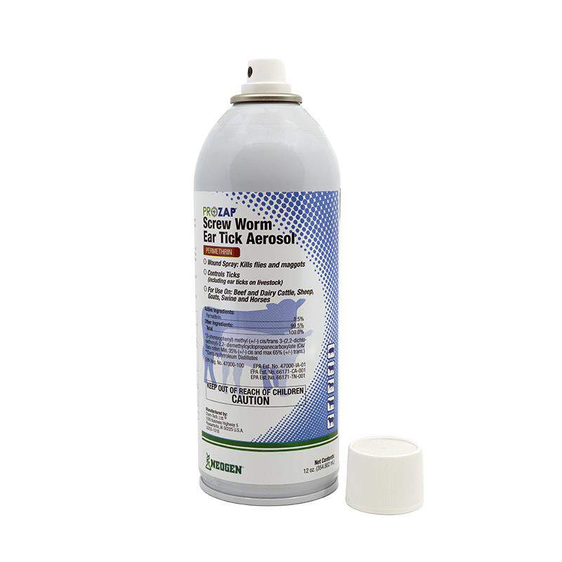 Prozap Screw Worm Ear Tick Aerosol, 12 oz