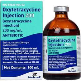 Oxytetracycline Injection 200 for Cattle and Swine