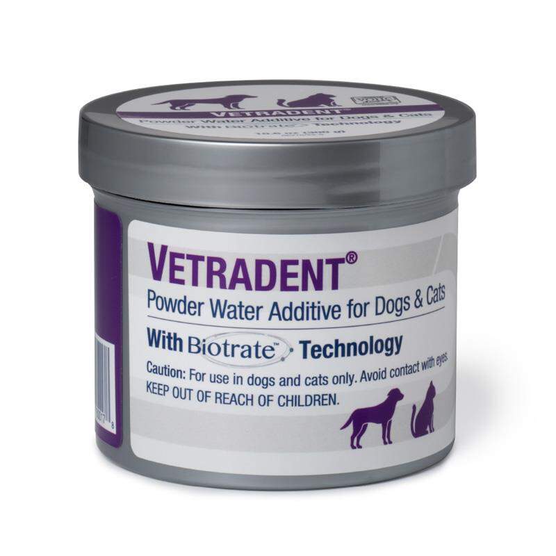 Vetradent Powder Water Additive for Dogs & Cats, 300 gm