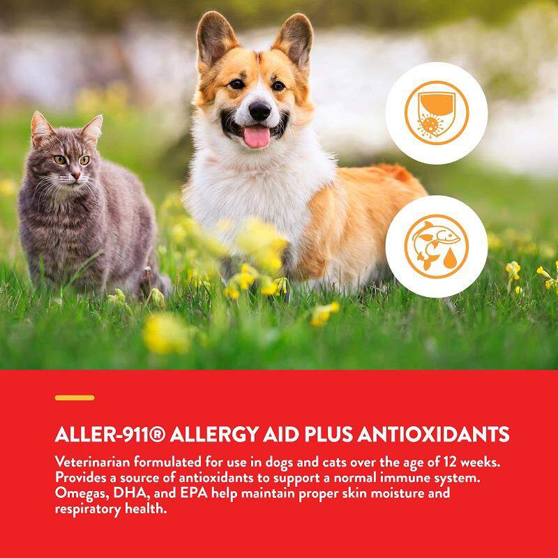 NaturVet Aller-911 Skin & Coat, 60 Tabs