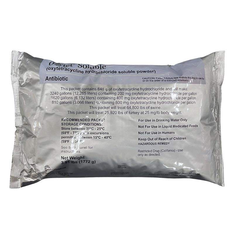 Oxytet Soluble (Oxytetracycline Hydrochloride Soluble Powder), 1772 g