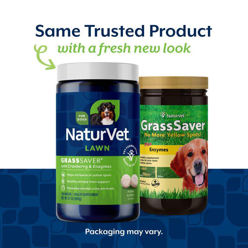 NaturVet GrassSaver, 300 Chewable Wafers
