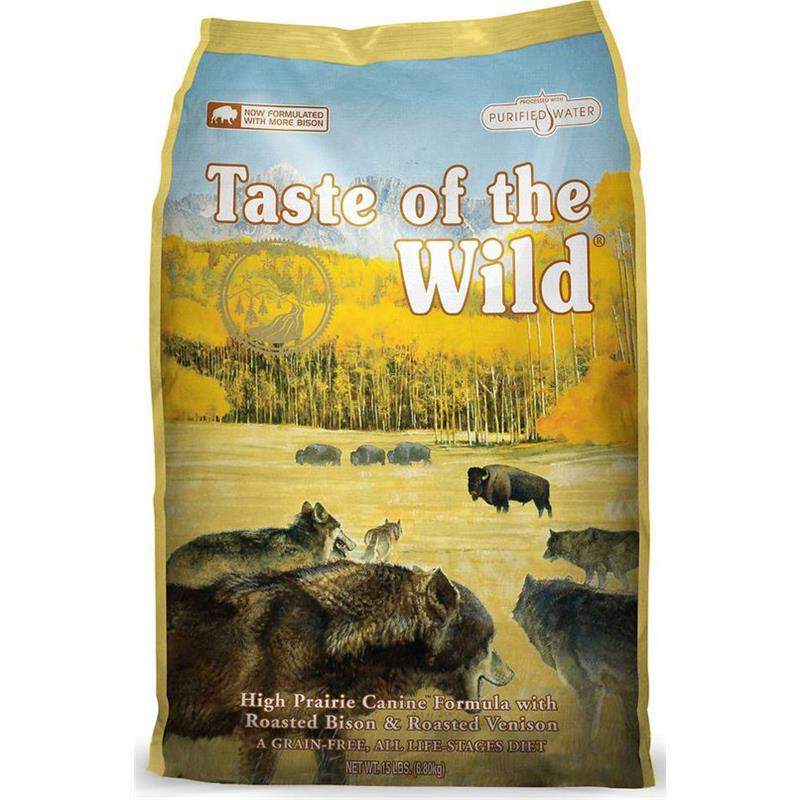 Taste of the Wild High Prairie Canine Formula w/Roasted Bison and Venison Dry Food, 14 lbs