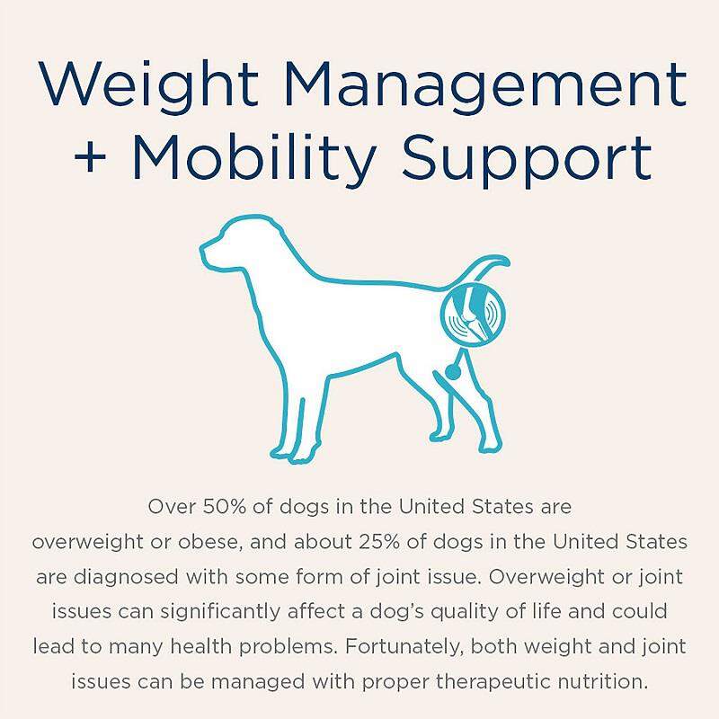 Blue Buffalo Natural Veterinary Diet W+M Weight Management + Mobility Support Dry Dog Food