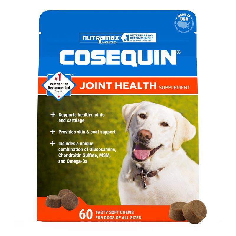 Cosequin Max Strength Joint Supplement for Dogs w/MSM plus Omega-3's